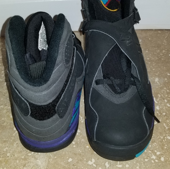 Air Jordan 8 VIII Original Aqua Black size 11 neve - Picture 6 of 7